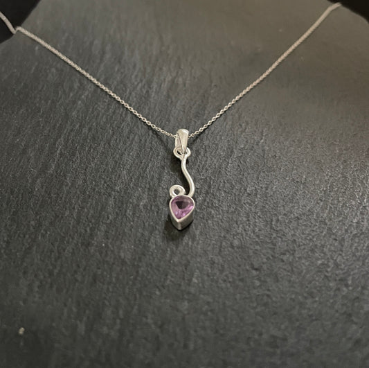 Amethyst Drop Pendant image 1