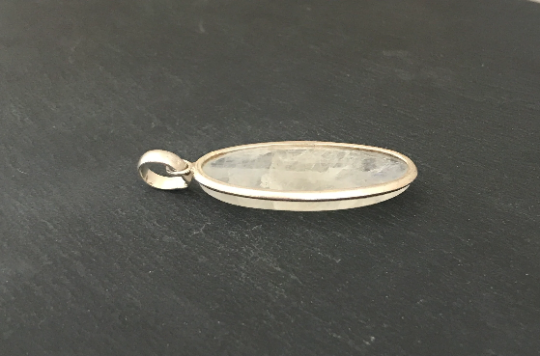 Large Oval Moonstone Pendant image 3