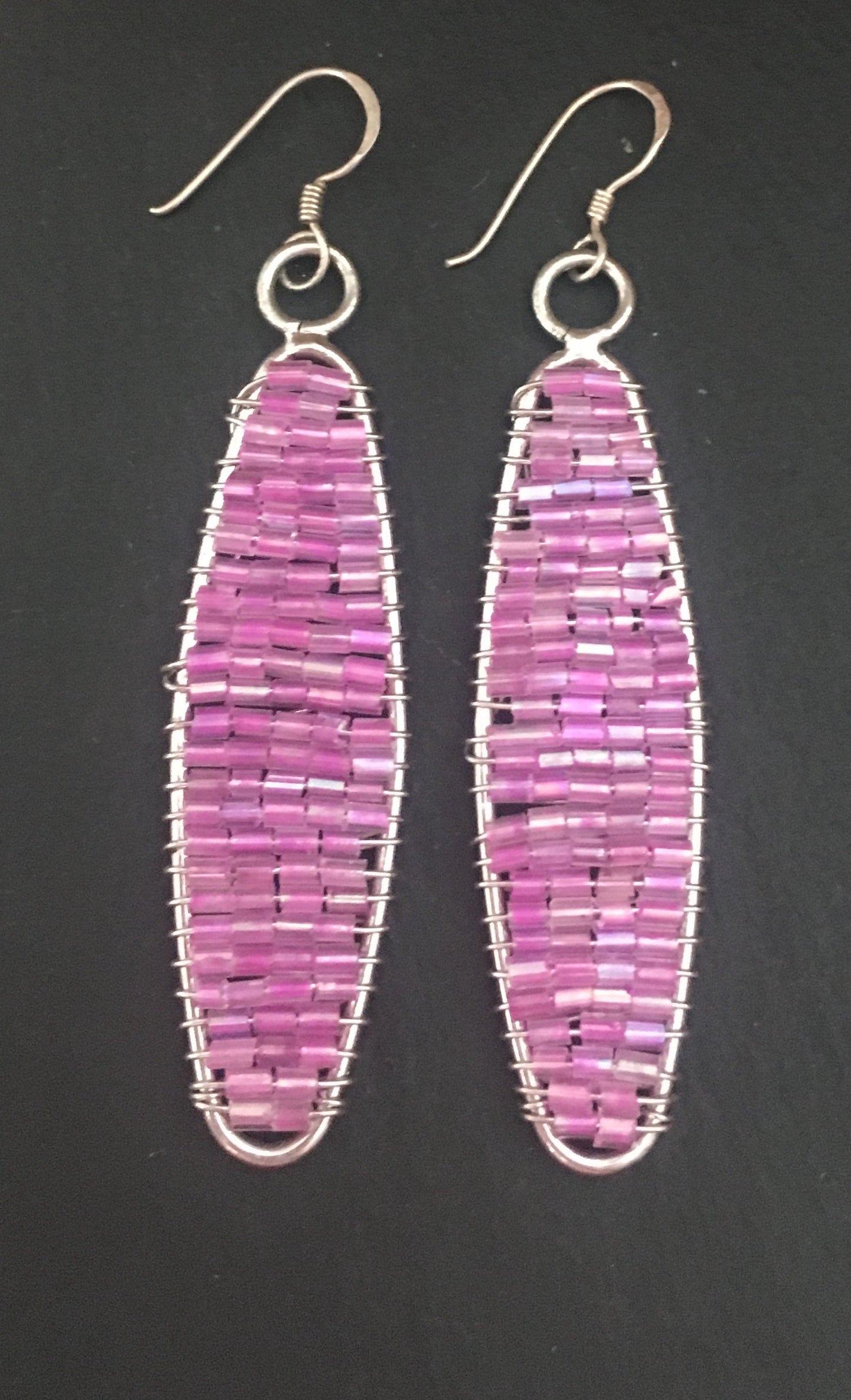 Line Bead Earrings image 2