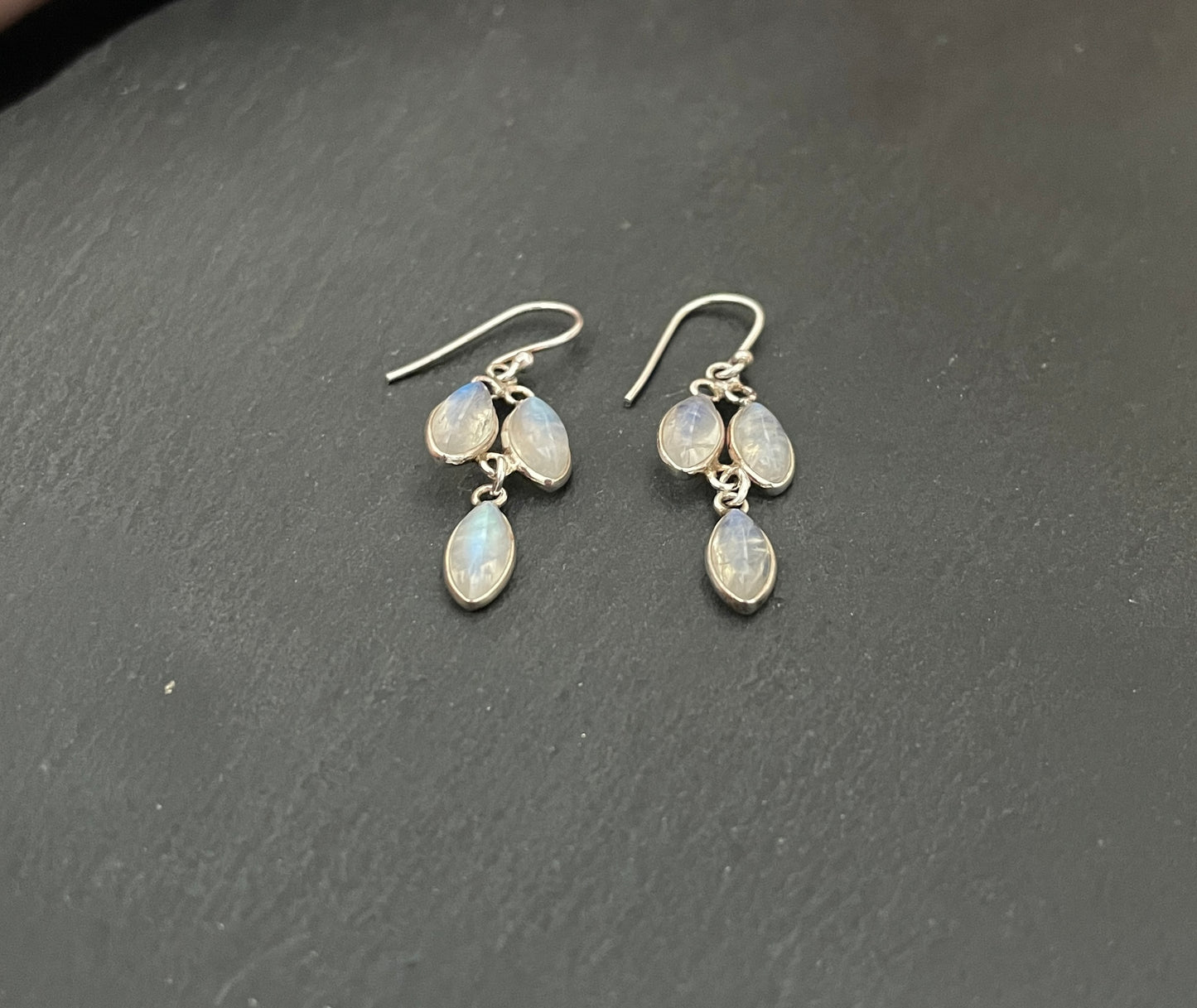 Moonstone Drop Earrings image 1