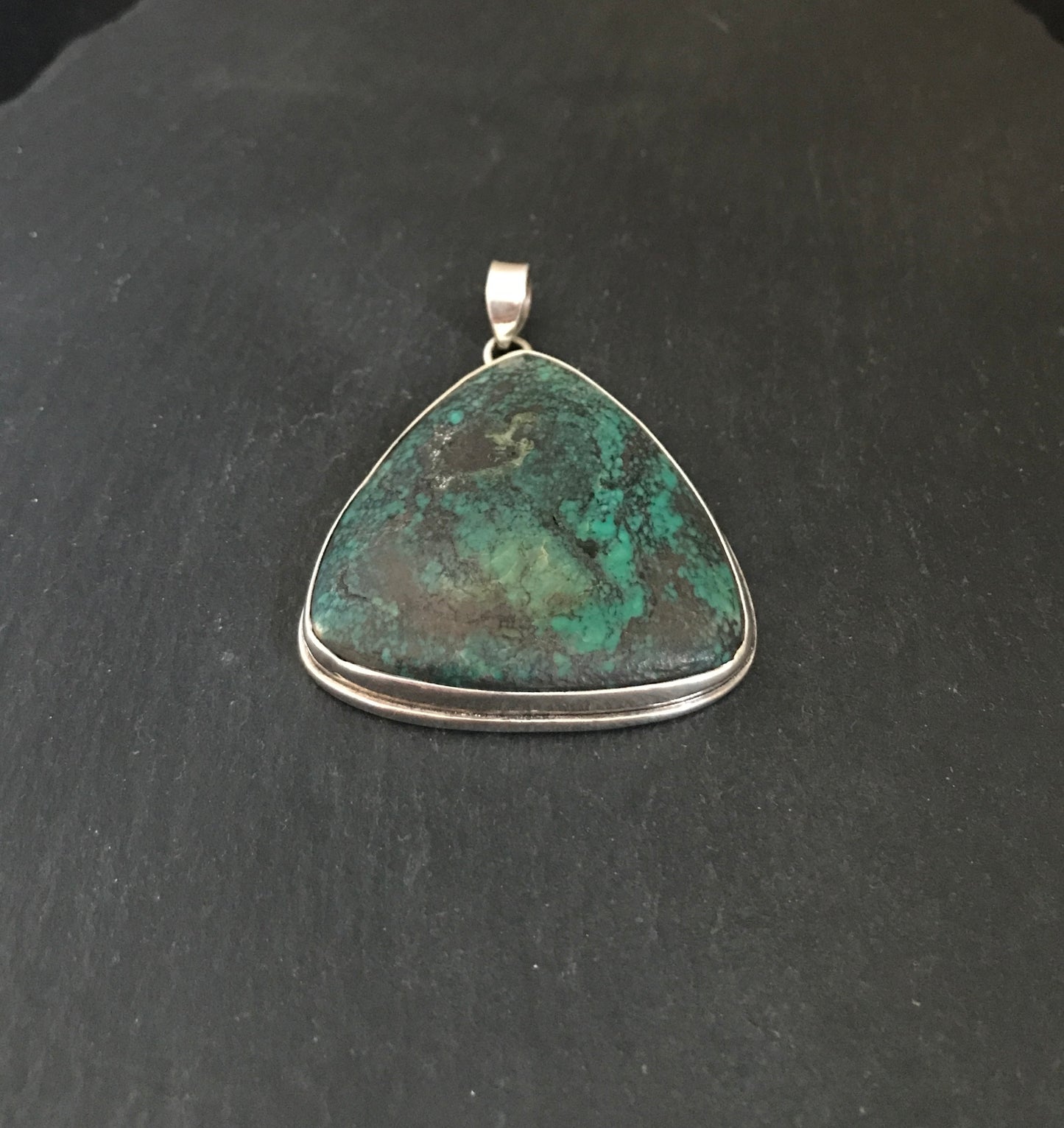 Turquoise Triangle Pendant image 2