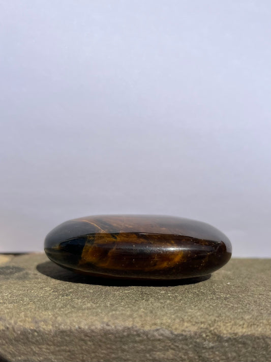 Tiger's Eye Palm Stone image 1
