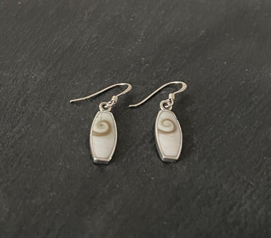 Shiva Shell Rectangle Earrings image 1