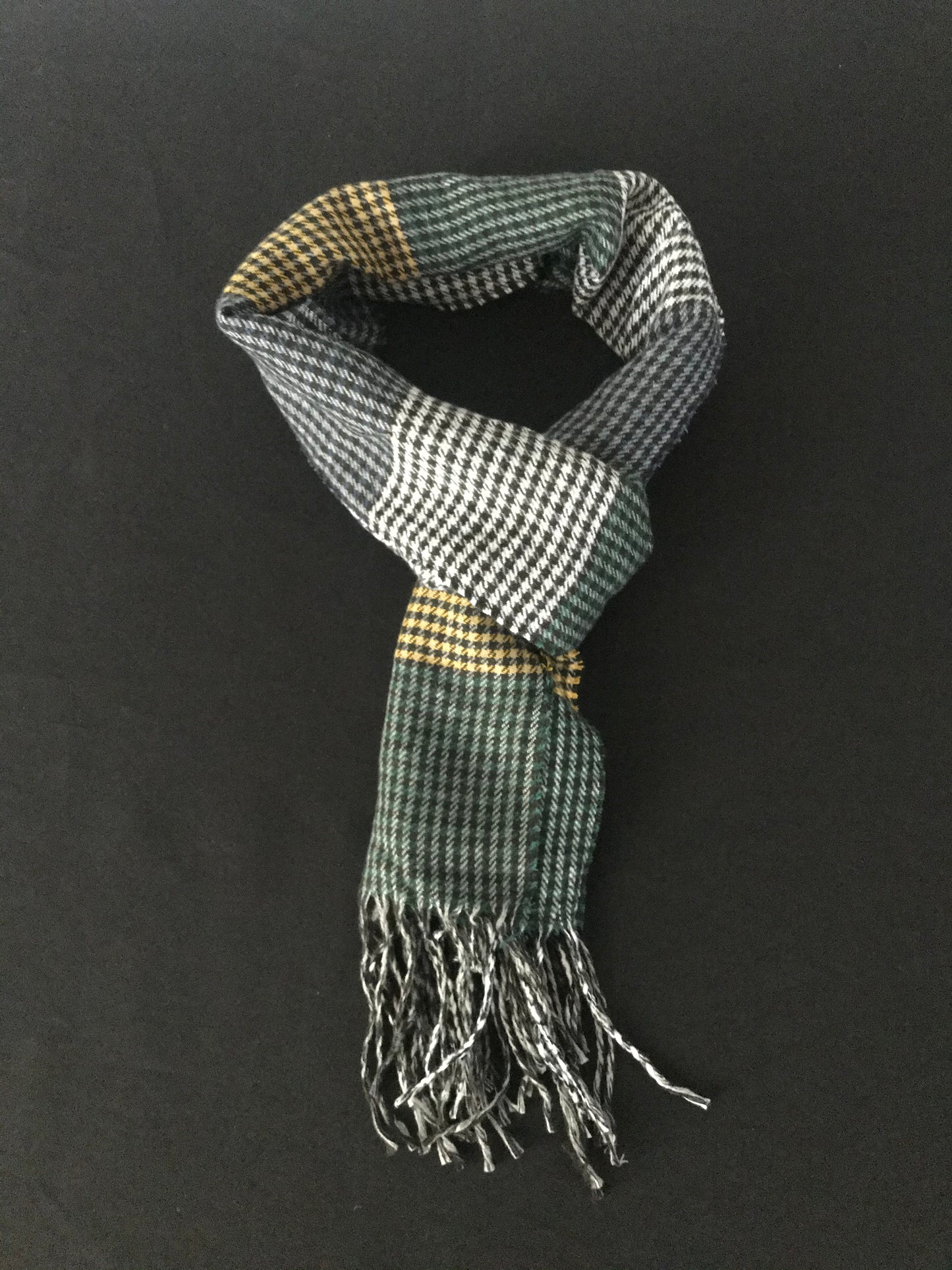 Grey Checked Scarf image 0