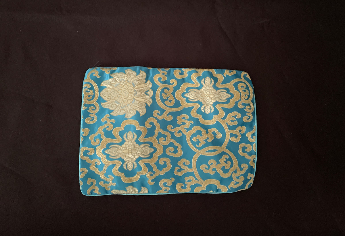 Light Blue and Gold Jewellery Wrap