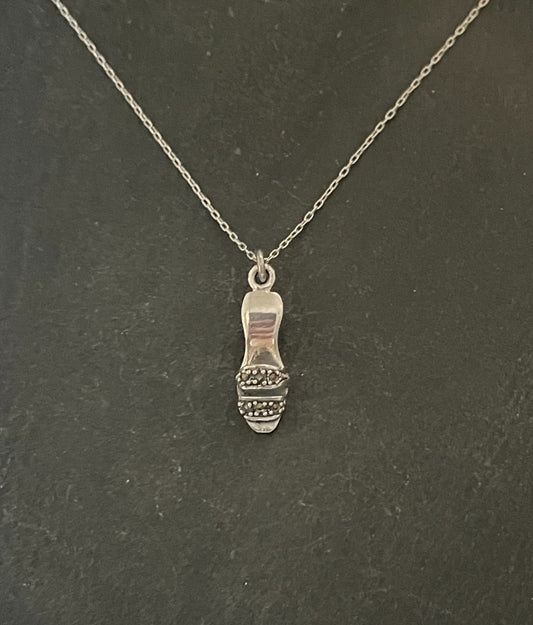 Marcasite Shoe Pendant image 1