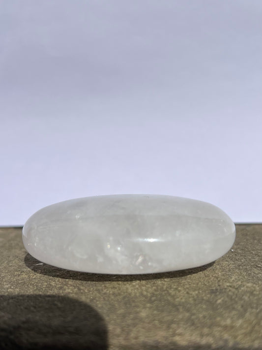 Clear Quartz Palm Stone image 1