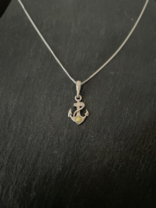 Amber Anchor Pendant image 1