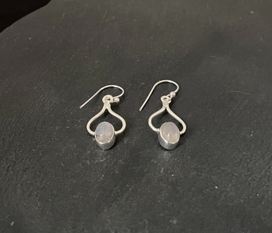 Moonstone and Silver Earrings image 1