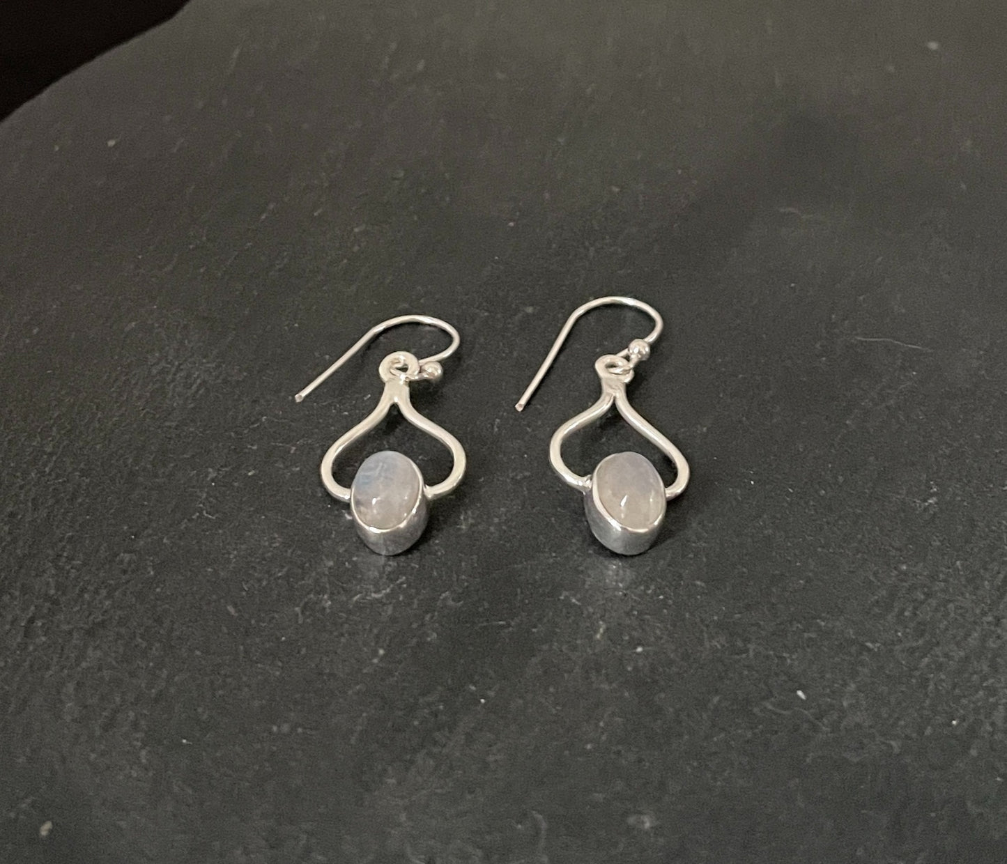 Moonstone and Silver Earrings image 1
