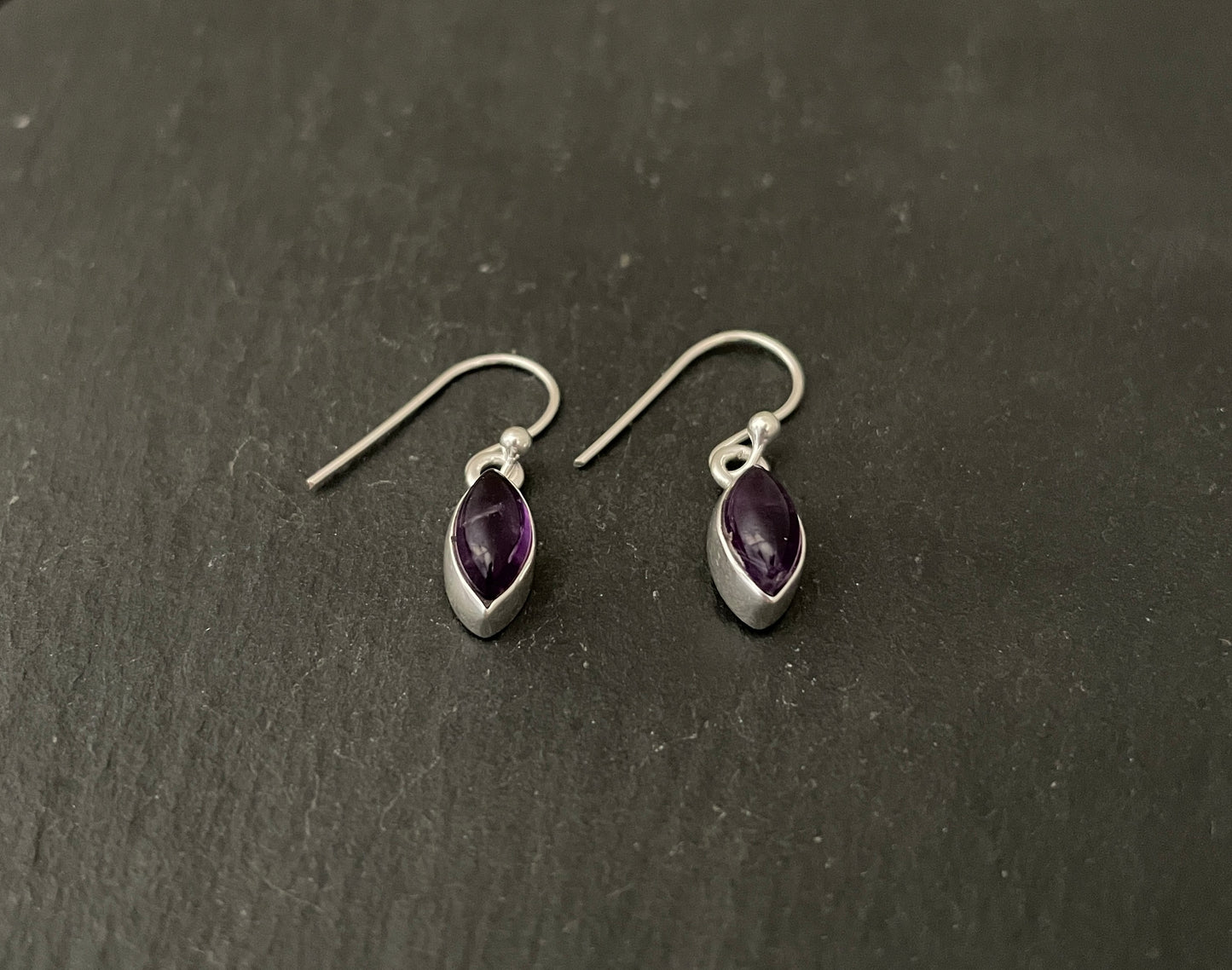 Amethyst Drop Earrings image 1