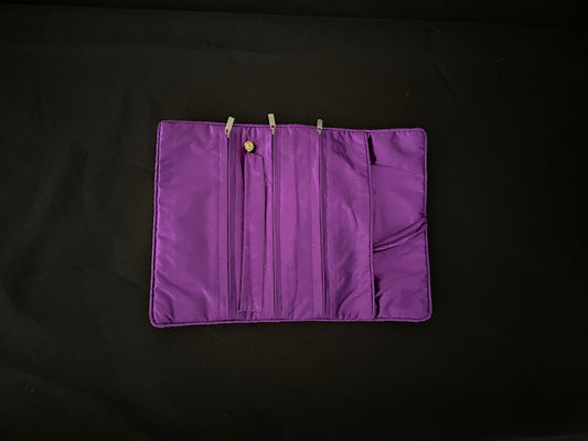 Purple and Gold Jewellery Wrap