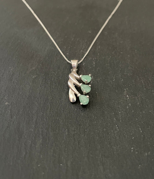 Emerald Drop Pendant image 1