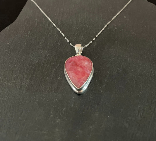 Teardrop Ruby Pendant image 1
