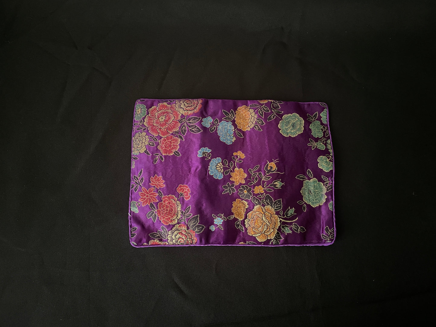 Purple Flower Jewellery Wrap