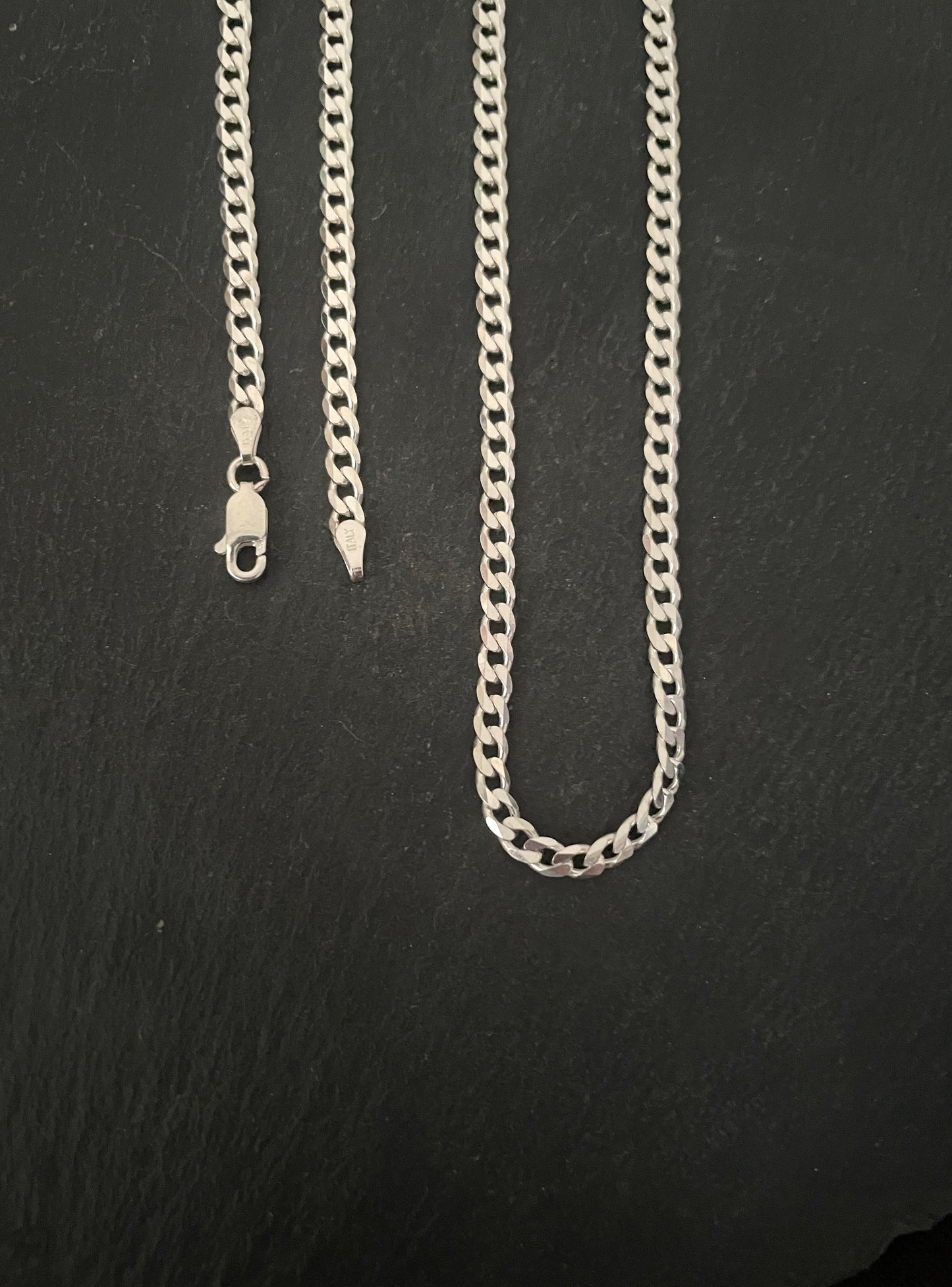 Sterling Silver 22" Curb Link Chain image 0