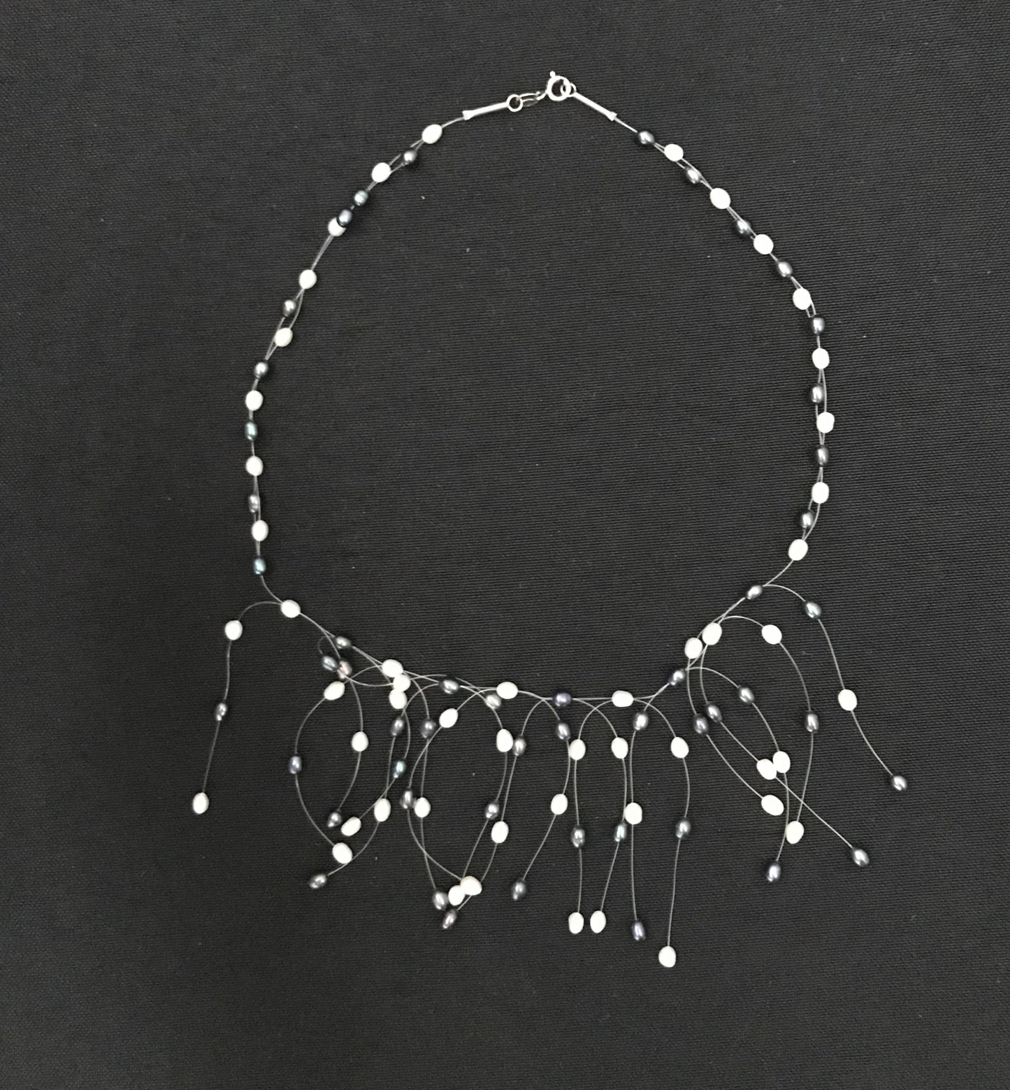 Pearl Waterfall Necklace image 0