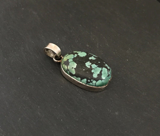 Turquoise Oval Pendant image 1