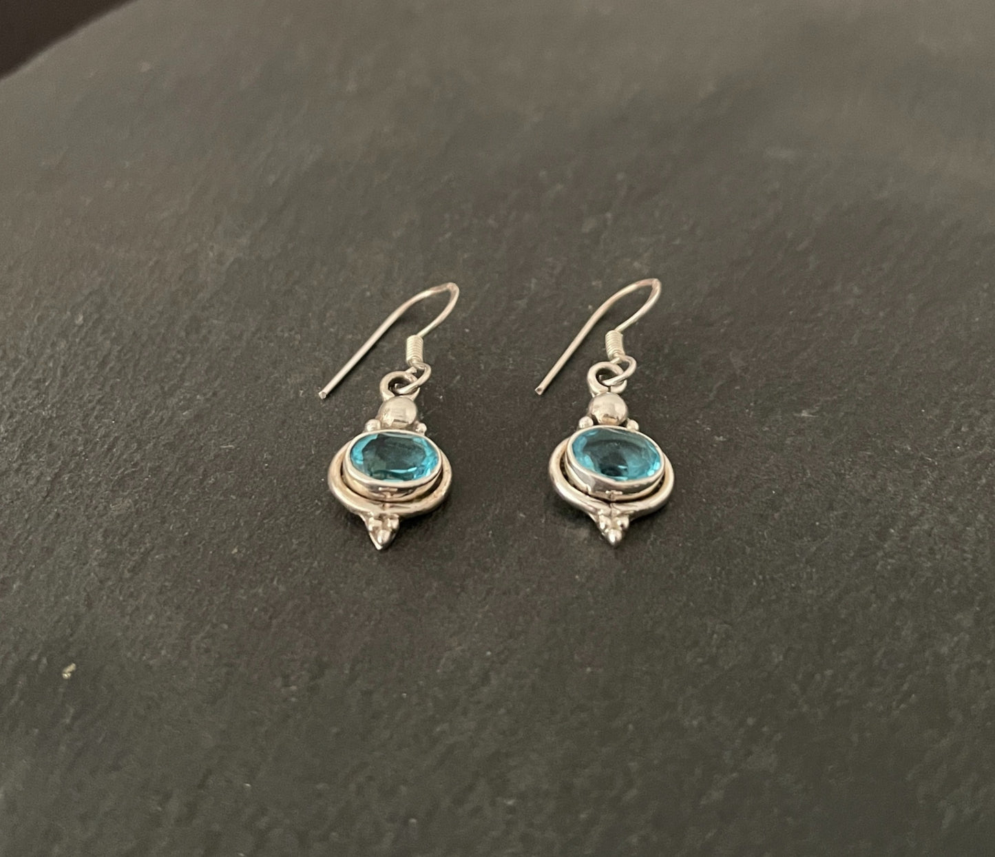 Blue Topaz Earrings image 1