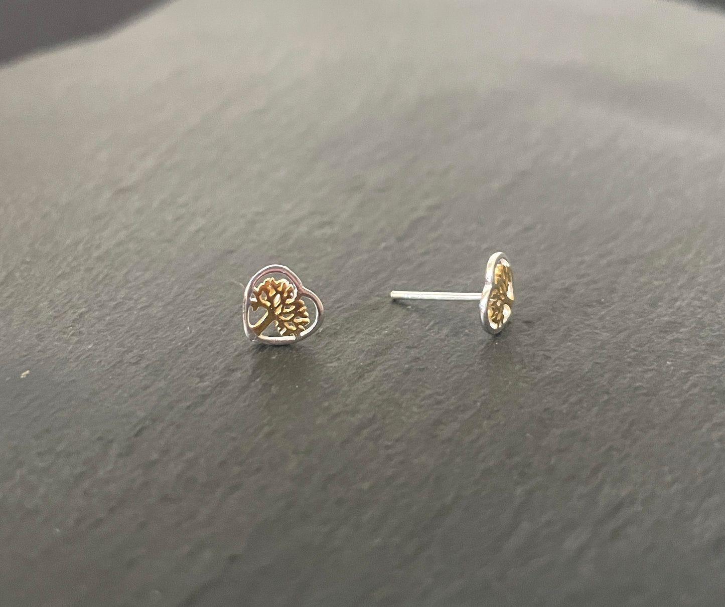 Silver Tree of Life Studs image 1