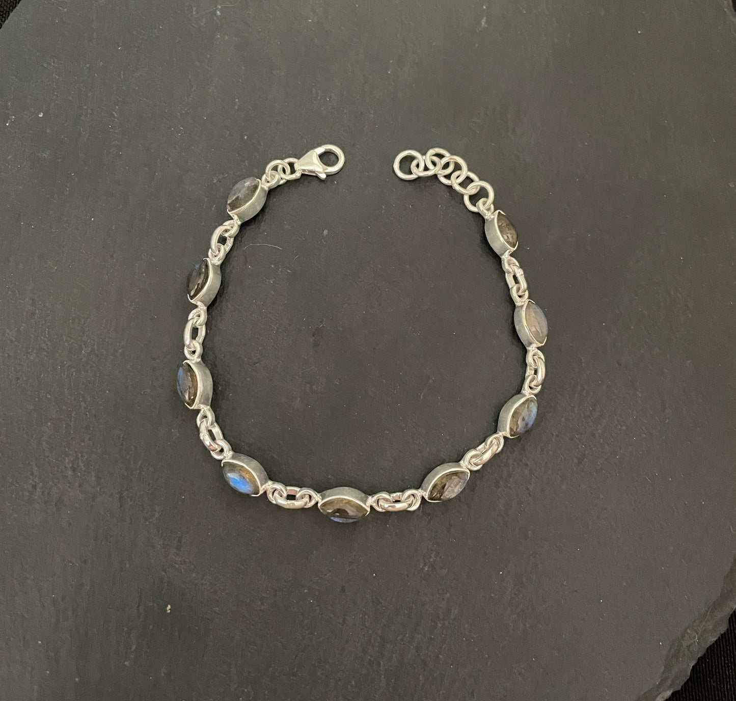 Labradorite and Silver Bracelet image 1