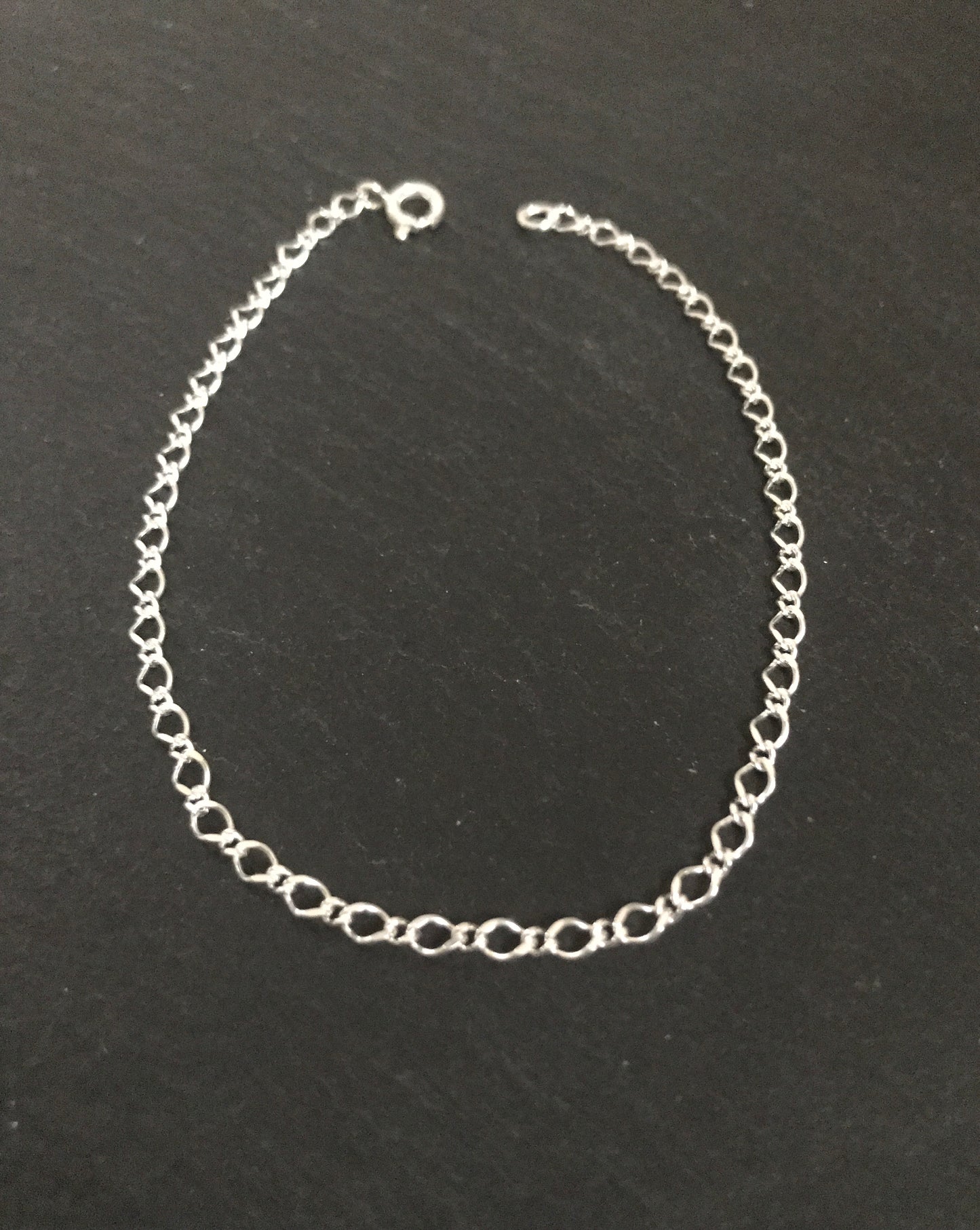 Sterling Silver Figaro Chain Bracelet image 2
