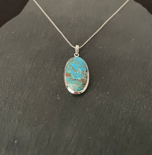 Turquoise Oval Pendant image 1