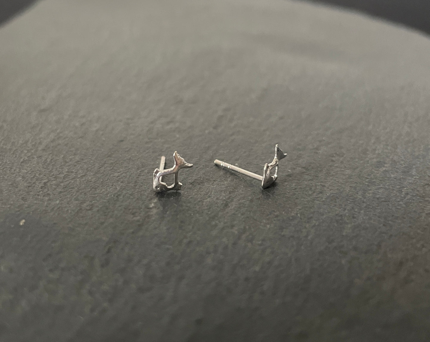 Silver Fish Studs image 1