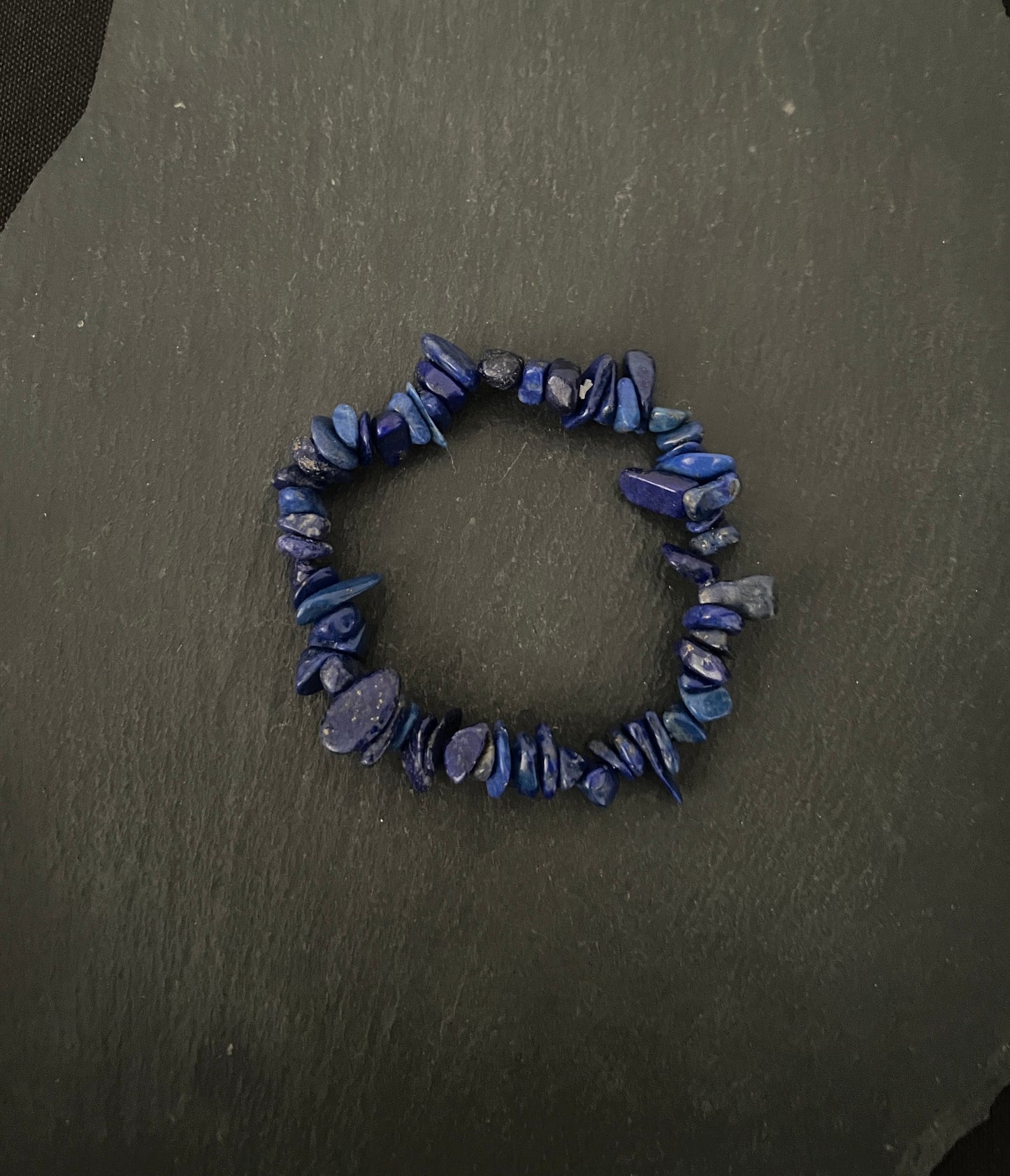 Lapis Lazuli Chip Bracelet image 1