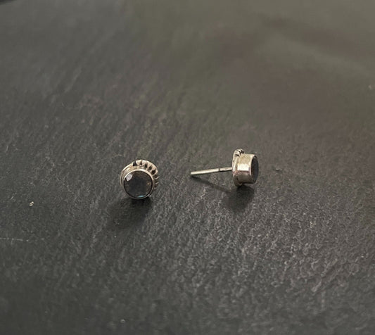 Labradorite Stud Earrings image 1