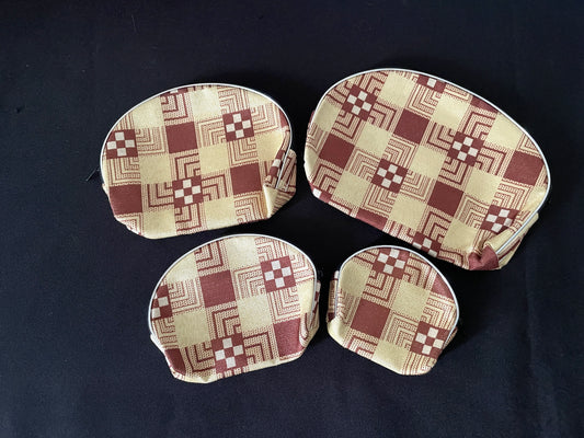 Set of 4 Brown Purses image 1