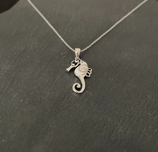Shiva Shell Seahorse Pendant image 1