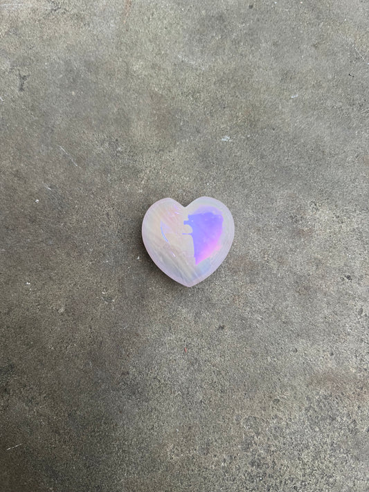 Rose Quartz Aura Heart image 1