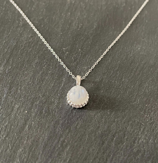Round Moonstone Pendant image 1