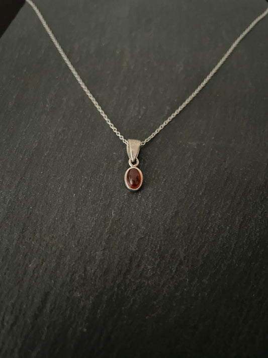 Amber Oval Pendant image 1