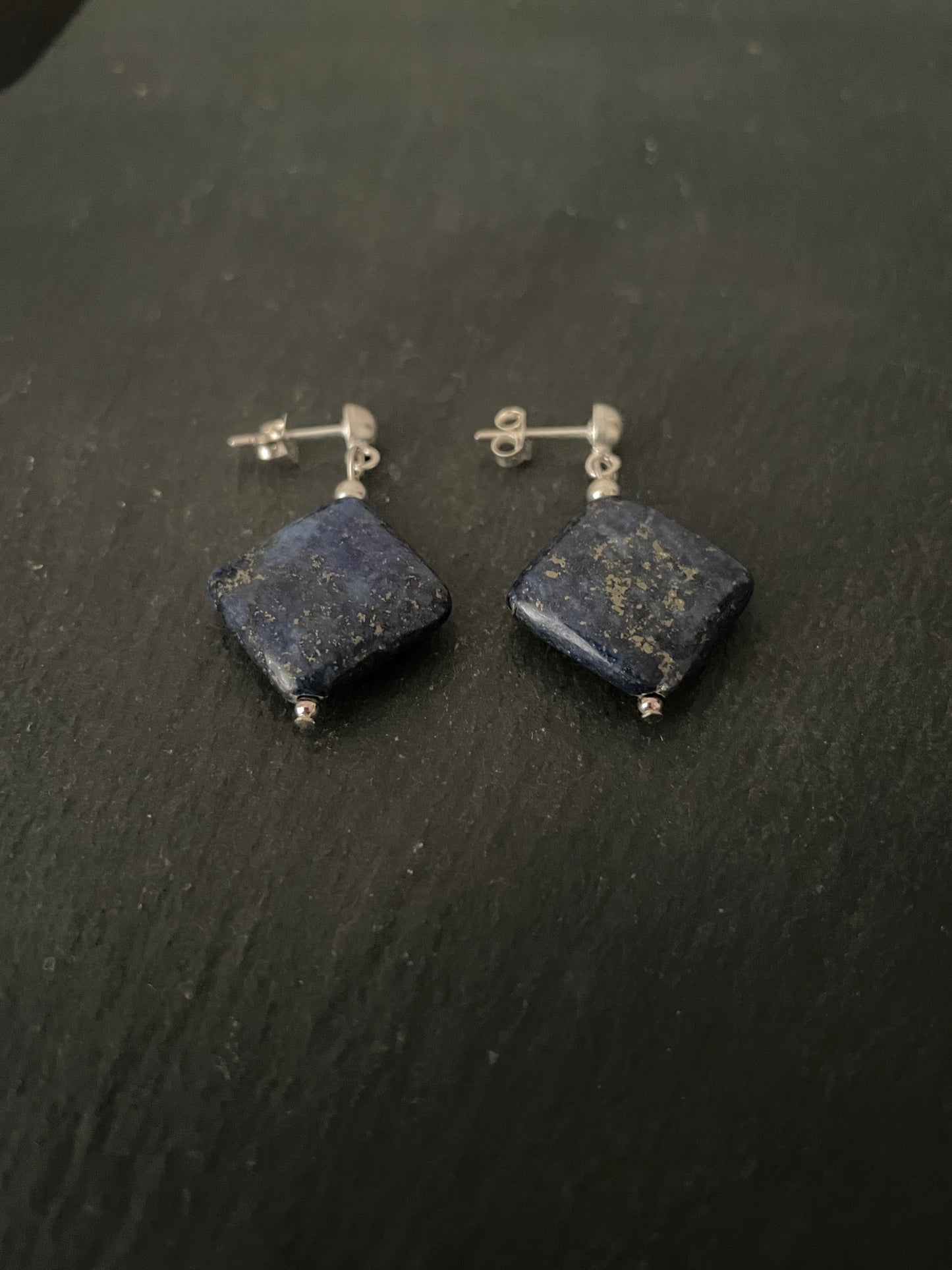 Lapis Lazuli Kite Earrings image 1