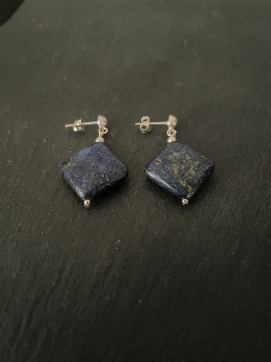 Lapis Lazuli Kite Earrings image 1