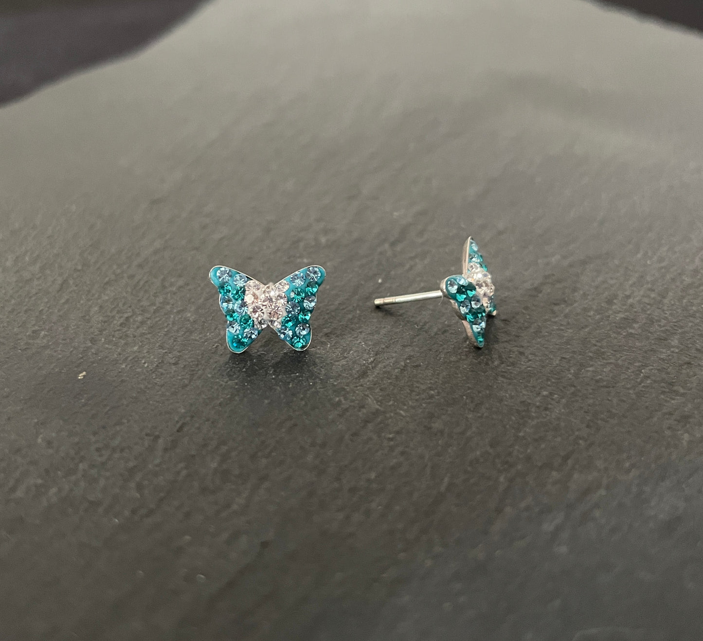 Cubic Zirconia Butterfly Stud Earrings image 3