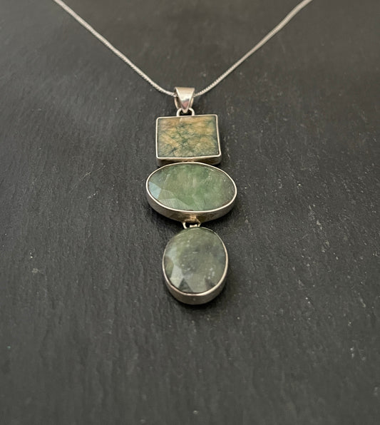 Emerald Drop Pendant image 1