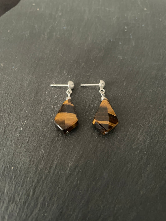 Tiger's Eye Earrings image 1