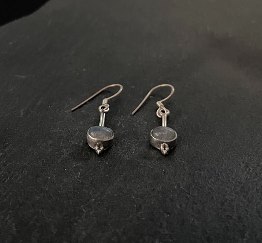 Labradorite Oval Earrings image 1