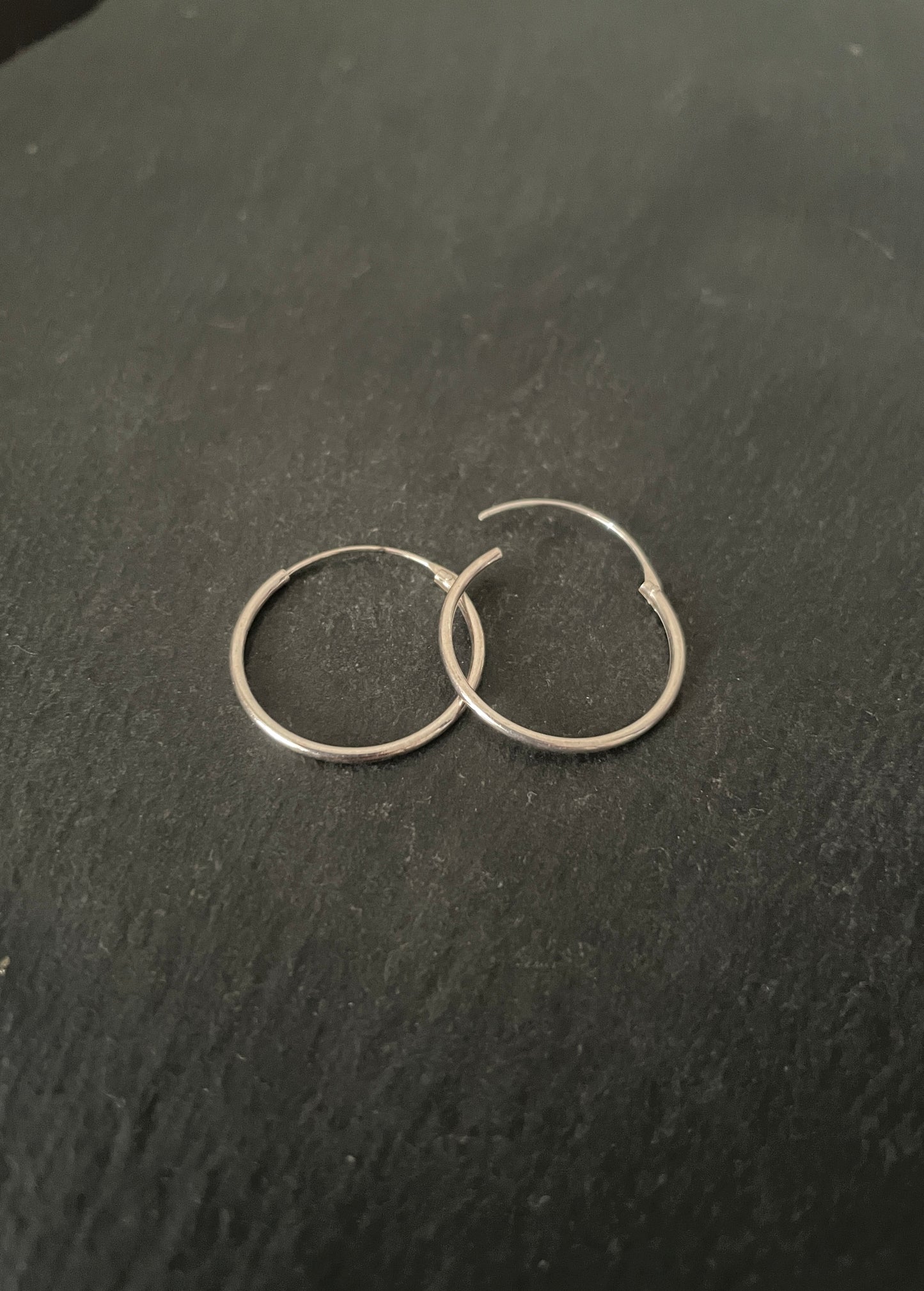 Silver Hoops image 1