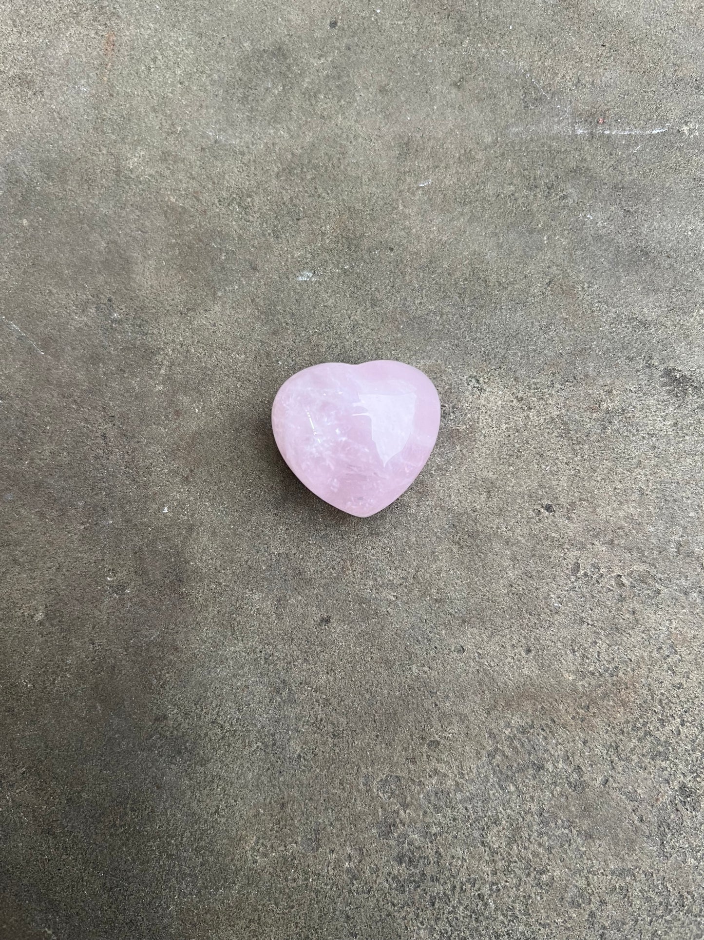 Rose Quartz Bubble Heart image 1