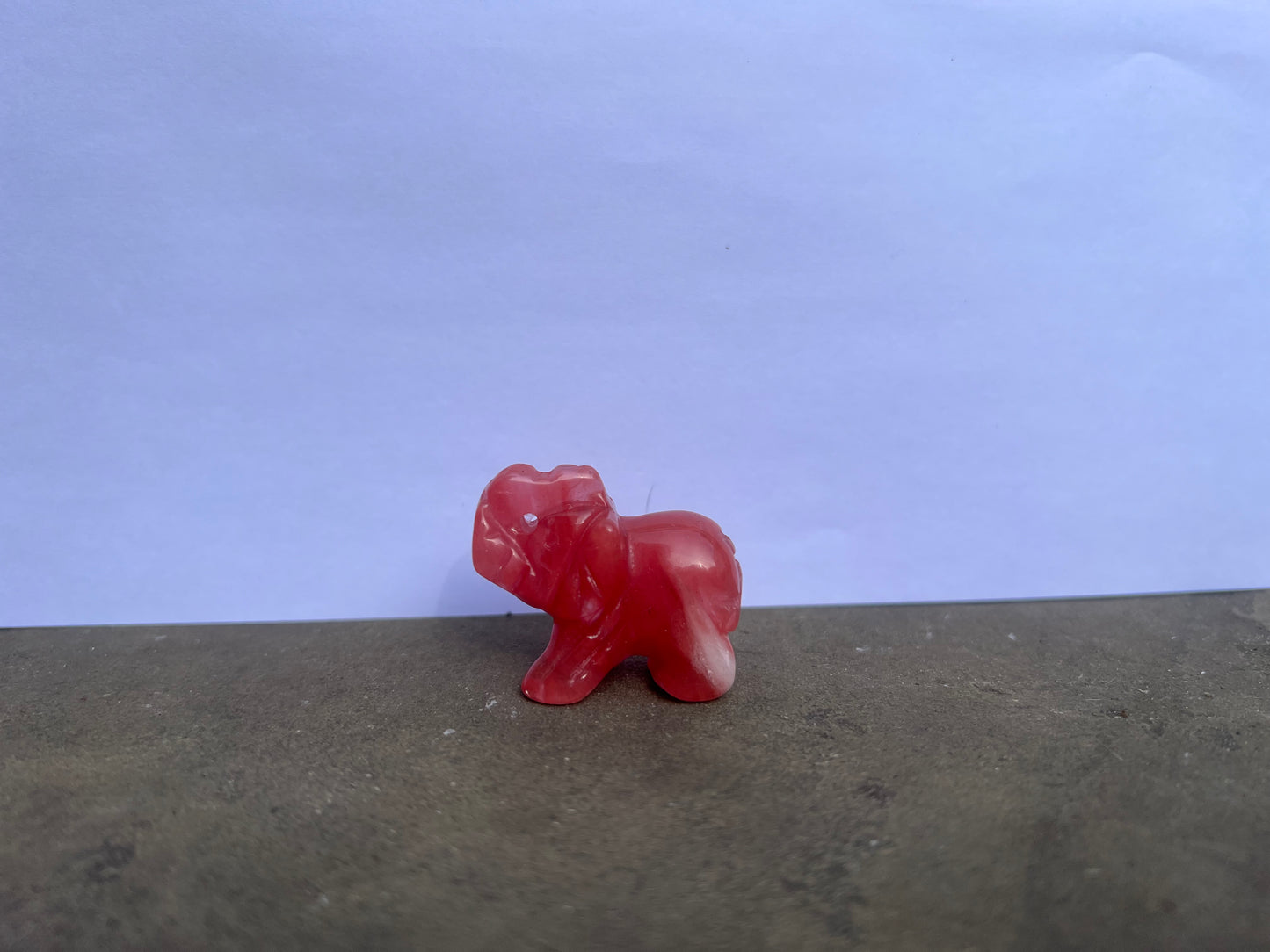 Cherry Quartz Elephant image 3