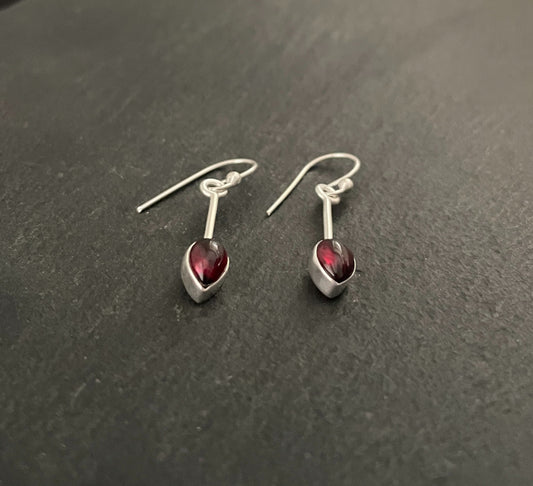 Garnet Drop Earrings image 1