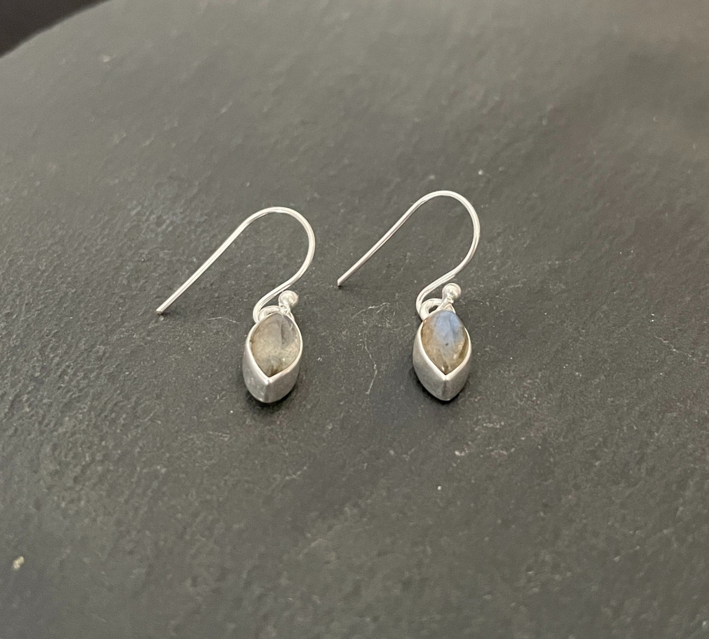 Labradorite and Silver Earrings image 1
