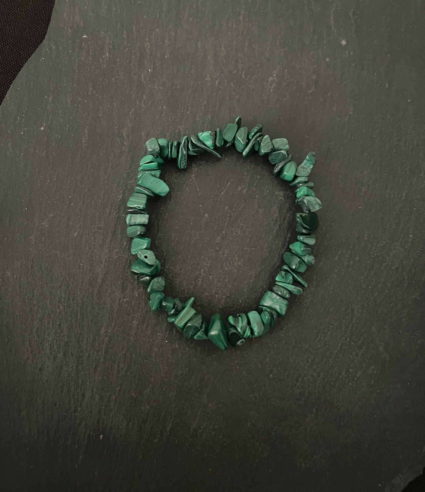 Malachite Chip Bracelet image 1