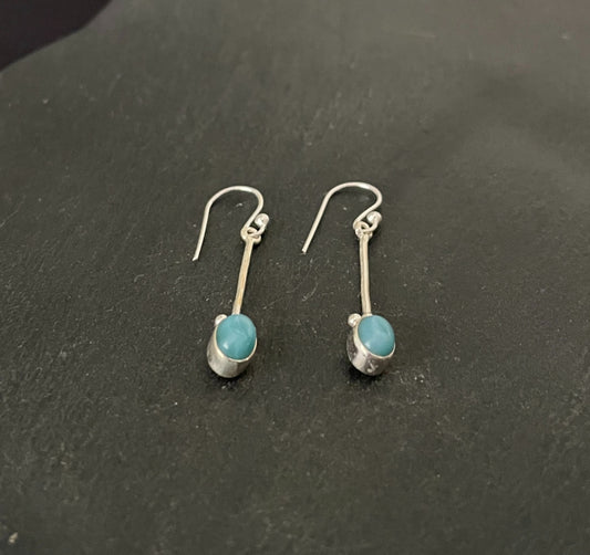 Larimar Drop Earrings image 1
