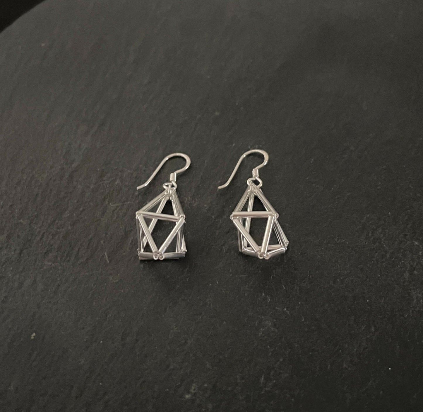 Silver Kite Earrings image 1