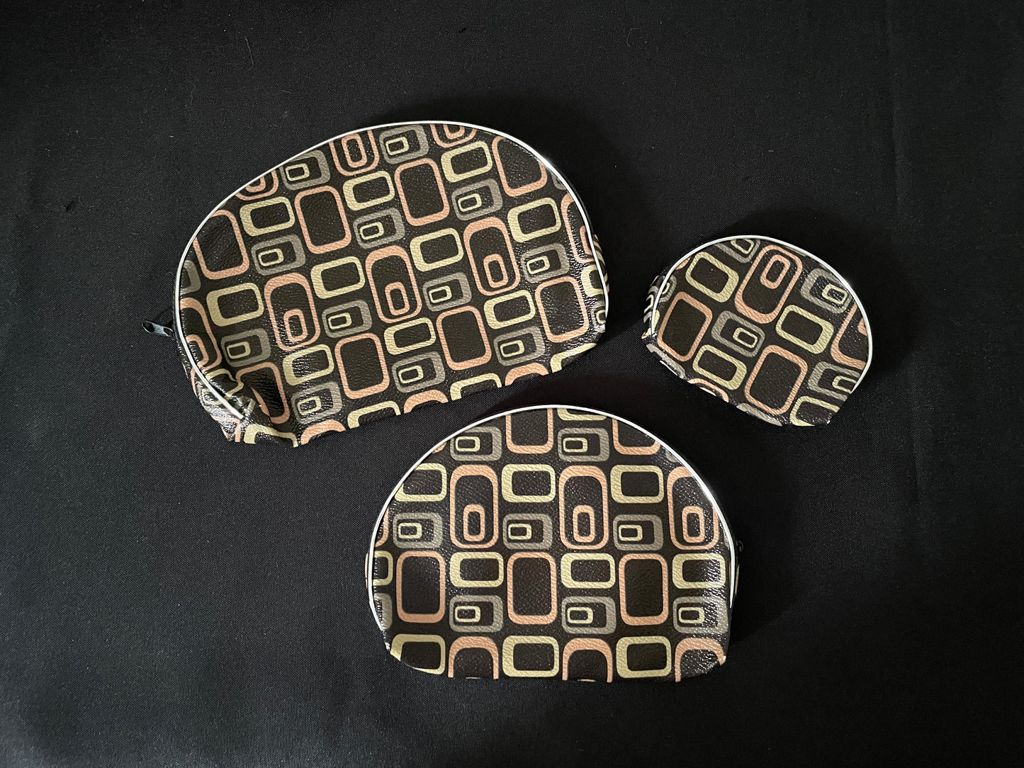 Set of 3 Brown Purses image 1